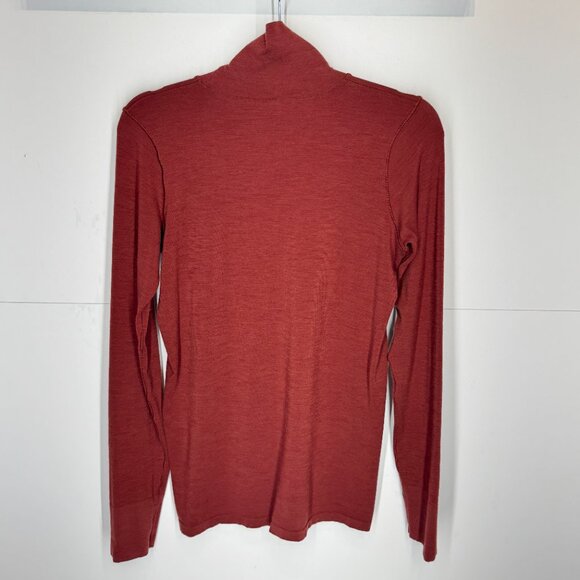 Foresthill Ascent Seamless Turtleneck in Dried Cinnamon - Picture 4 of 7